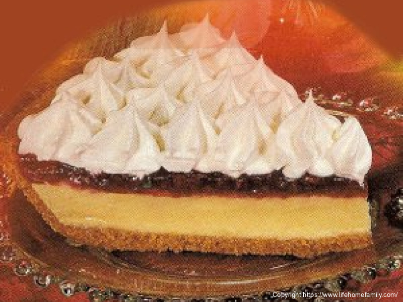 Raspberry topped Lemon Pie