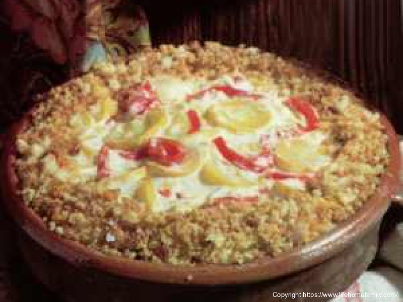 Zucchini and Stuffing casserole